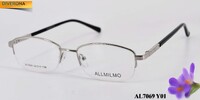 Дешёвая металлическая оправа для очков полуободковая Allmilmo AL7069
