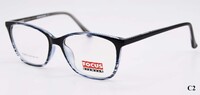 Оправа пластиковая, материал TR-90+CA (флекс!) FOCUS FCS012