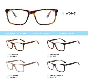 Plastic acetate eyeglasses frame for women WD1431