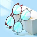 Очки пластиковые с защитой от синего света Blue Block для дальтоников, с футляром KY6009-6色盲眼镜