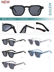 Солнцезащитные поляризационные пластиковые очки из ацетата RY89612S