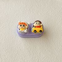 Mini soft contact lens kit retractable W-CT39房车卡通