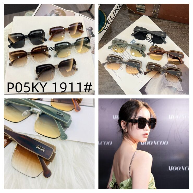 Polarized metal + TR90 sunglasses P05KY 1911