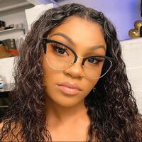 Plastic glasses with blue light protection for women 0527-PN