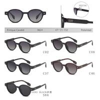 Polarized plastic sunglasses with spring hinges Enrique Cavaldi EC9824