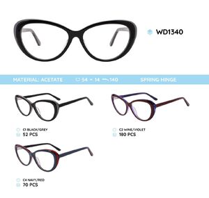 Plastic frames for glasses acetate material WD1340