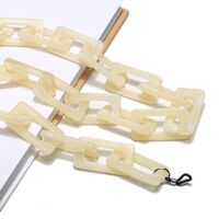 Акриловая цепочка для очков с овальными звеньями, разные цвета GB078