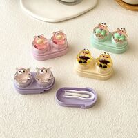 Mini soft contact lens kit retractable W-CT28透明卡通
