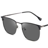 Очки металлические фотохромные с защитой от синего света 9669-GT