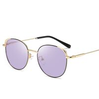 Очки металлические фотохромные с защитой от синего света 9714-GT