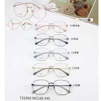 Оправа сверхлёгкая титановая + пластик с линзами с защитой от синего цвета TR90 MAMO T22503