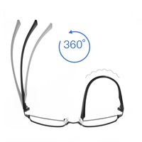 Металлические очки с защитой от синего света Blue Block F1910