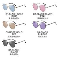 Очки металлические фотохромные с защитой от синего света 9672-GT