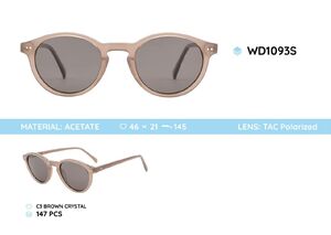 Plastic acetate frames polarized sunglasses WD1093S