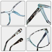 TR90 plastic frame or glasses with blue light protection, with spring hinges FA87297