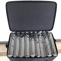 Передвижной бокс (ящик, чемодан, кейс, кофр, органайзер, витрина) на колёсах для оправ и очков на 144 места JS-C110