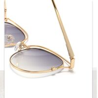 Солнцезащитные металлические очки с защитой UV400 9704-2-GT
