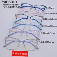 Оправа металлическая ультратонкая с флексом Wilibolo G95-260