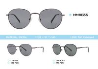 Metal frames polarized sunglasses MM1035S