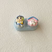 Mini soft contact lens kit retractable W-CT39房车卡通