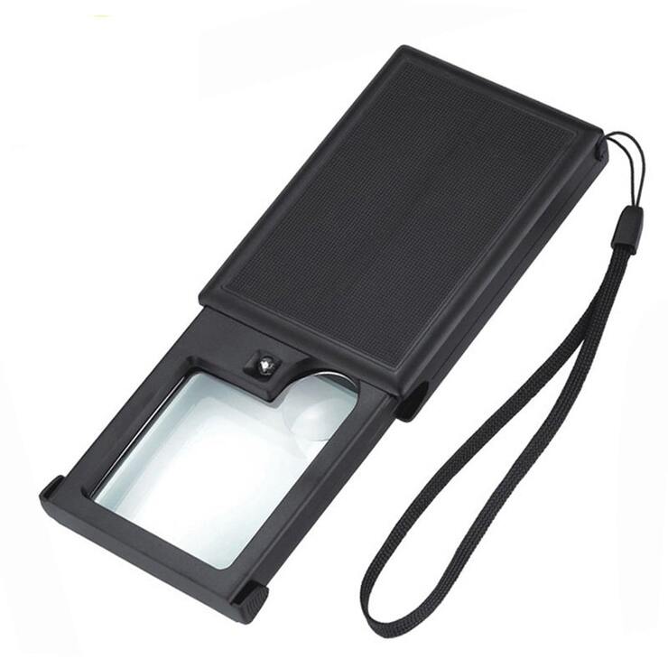 Pocket sliding magnifier X3/X6 with backlight MG21015