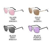 Очки металлические фотохромные с защитой от синего света 9627-GT