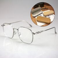 Очки металлические с защитой от синего света KY0920 с футляром