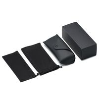 Sunglasses and eyeglasses hard shell case + extra kit HD039