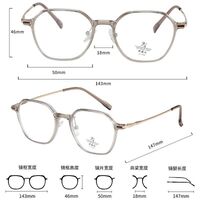 Оправа комбинированная (металл + TR90) с линзами Blue Ray Cut MAMO TR98117