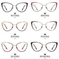 Combined frame (metal + TR90) or glasses with blue light protection, with spring hinges FA87241