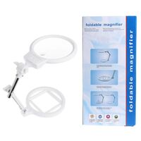 Лупа настольная с подсветкой 3B-1A-XX, увеличение: 2X, 6X