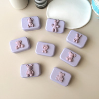 Mini soft contact lens A118-19蓝色DIY兔熊