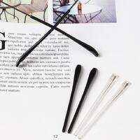 Наконечники на заушники пластиковые, длина 72 мм, круглое отверстие Ø1.4 мм