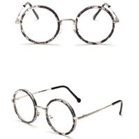Metal glasses retro KY811-2平光