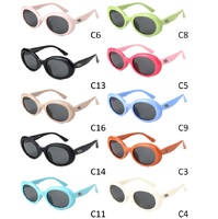 Polarized silicone sunglasses with UV400 protection for kids T11098