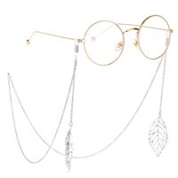 Metal non-slip chain, with sheet, for glasses and masks GL220