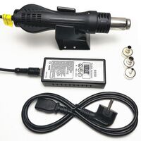 Construction hair dryer (thermofen) with adjustable temperature 8858