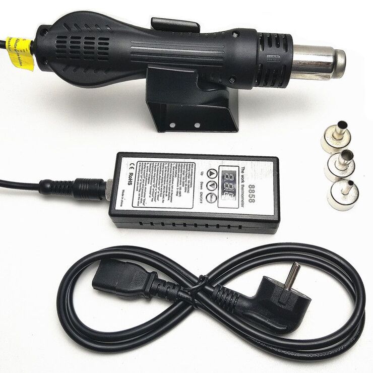 Construction hair dryer (thermofen) with adjustable temperature 8858