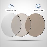 Очки металлические фотохромные с защитой от синего света 9669-GT