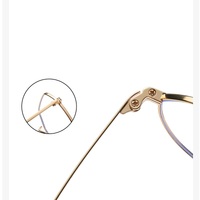 Металлические очки с защитой от синего света Blue Block F2101