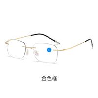 Metal glasses for reading, Blue ray cut protection, diopters from +1.00 to +4.00, KY2425