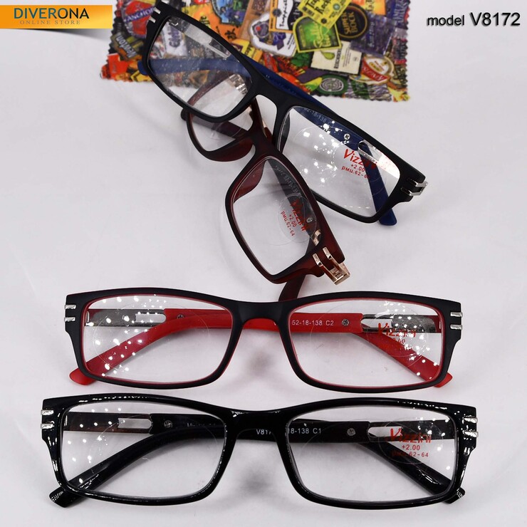 Glasses for men on plastic frame VIZZINI V8172
