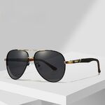 Поляризационные солнцезащитные металлические очки с защитой UV400 2928-GT