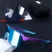 Очки защитные противоударные спортивные с поляризационными линзами с 2 насадками + тест-карточка + рамка для диоптрийных линз 2641561-S3-DX