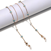 Янтарная цепочка для очков из акрила GL1354