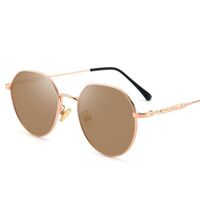 Очки металлические фотохромные с защитой от синего света 9644-2-GT