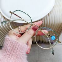 Очки металлические для чтения с защитой Blue Ray Cut, диоптрии от 0.00 до +4.00, KY30018老花