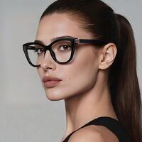 Оправа женская пластиковая из материала TR90, линзы с защитой от ультрафиолета и синего света FOCUS FCS2276