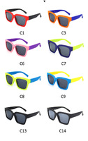 Polarized silicone sunglasses with UV400 protection for kids T1656