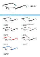 Металлическая оправа с дужками из материала TR-90 HQ02-33